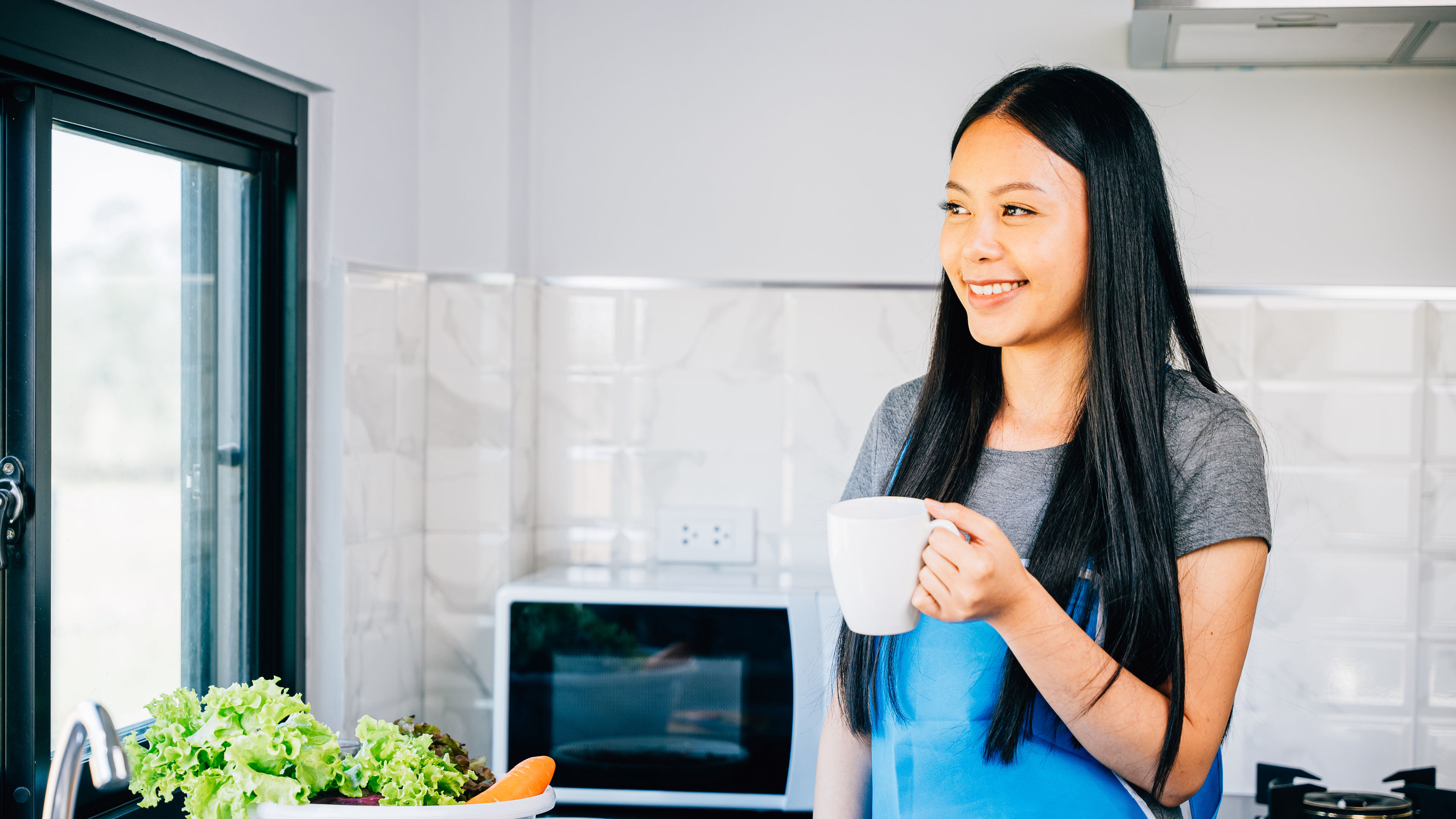 Woman in kitchen