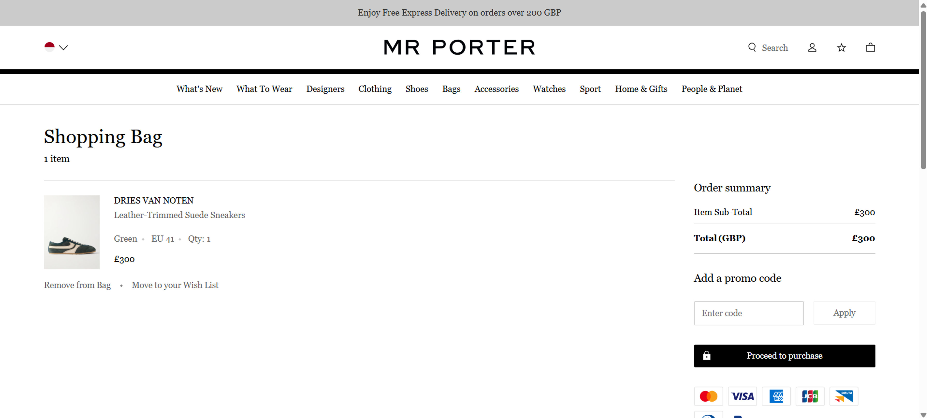 How to use Coupon for Mr Porter